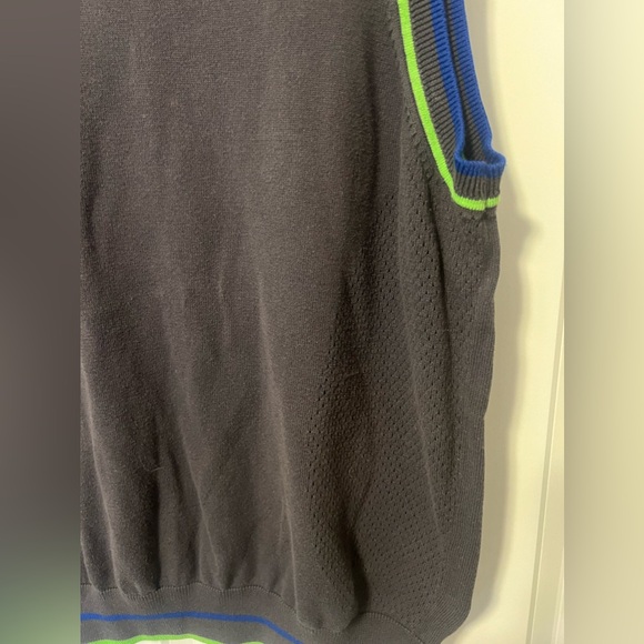 Men’s Grey Grand Slam Sweater Vest - Picture 4 of 5